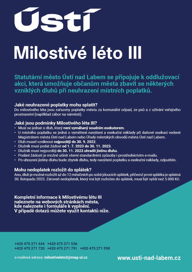 fb milostive leto 3 a5 letak | WebJET CMS Leták milostivého léta 3