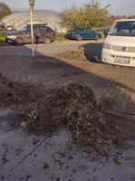 číštění chodníků na Spartakiádní ulici